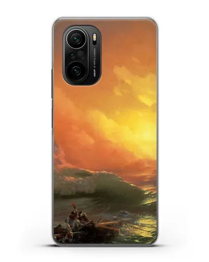 Чехол Девятый вал (Айвазовский Иван) силиконовый для Xiaomi Poco F3