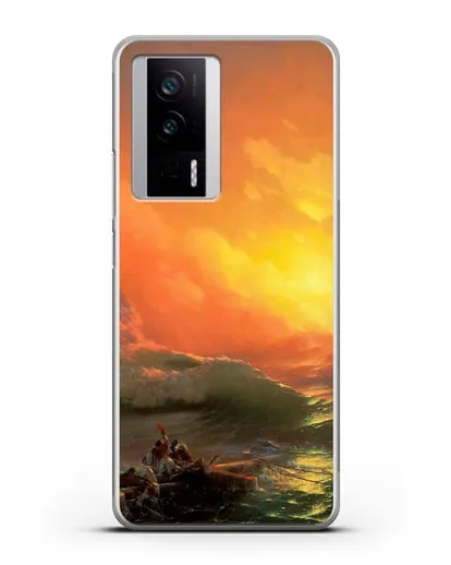 Чехол Девятый вал (Айвазовский Иван) силиконовый для Xiaomi Poco F5 Pro