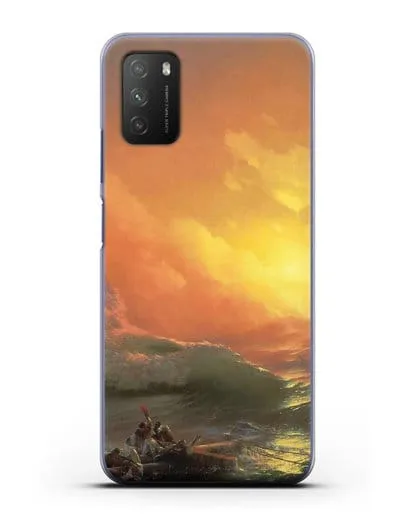 Чехол Девятый вал (Айвазовский Иван) силиконовый для Xiaomi Poco M3