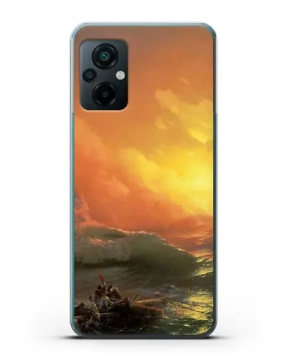 Чехол Девятый вал (Айвазовский Иван) силиконовый для Xiaomi Poco M5