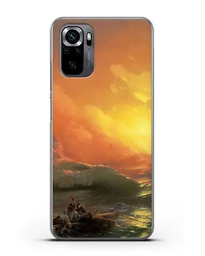 Чехол Девятый вал (Айвазовский Иван) силиконовый для Xiaomi Poco M5s