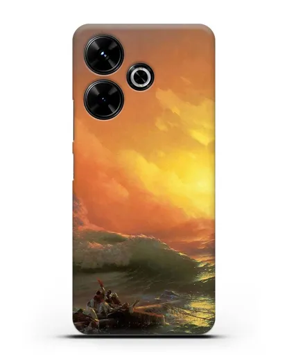 Чехол Девятый вал (Айвазовский Иван) силиконовый для Xiaomi Poco M6