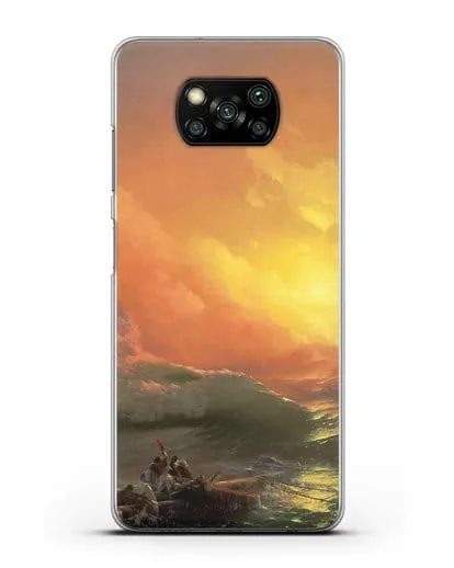 Чехол Девятый вал (Айвазовский Иван) силиконовый для Xiaomi Poco X3