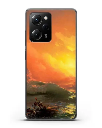 Чехол Девятый вал (Айвазовский Иван) силиконовый для Xiaomi Poco X5 Pro
