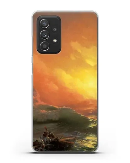 Чехол Девятый вал (Айвазовский Иван) силиконовый для Samsung Galaxy A53