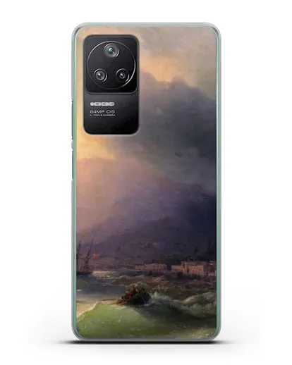 Чехол Приморский город. Вид Ялты (Айвазовский Иван) силиконовый для Xiaomi Poco F4