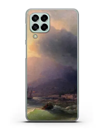 Чехол Приморский город. Вид Ялты (Айвазовский Иван) силиконовый для Samsung Galaxy M53 [SM-M536]