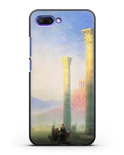 Чехол Афинский Акрополь (Айвазовский Иван) силиконовый для Honor 10