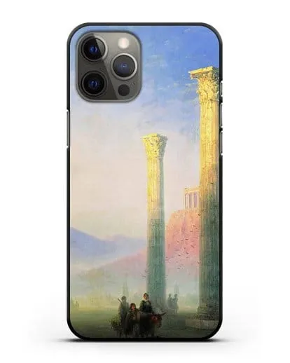 Чехол Афинский Акрополь (Айвазовский Иван) силиконовый для iPhone 12 Pro Max
