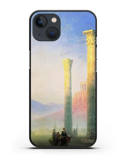Чехол Афинский Акрополь (Айвазовский Иван) силиконовый для iPhone 13 Mini