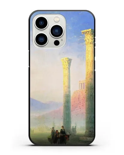 Чехол Афинский Акрополь (Айвазовский Иван) силиконовый для iPhone 13 Pro