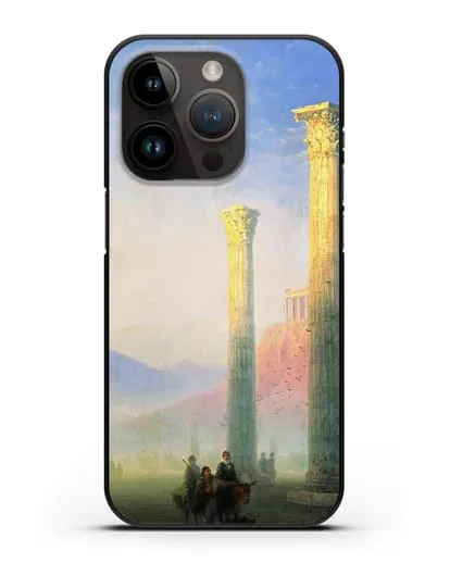 Чехол Афинский Акрополь (Айвазовский Иван) силиконовый для iPhone 14 Pro