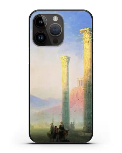 Чехол Афинский Акрополь (Айвазовский Иван) силиконовый для iPhone 14 Pro Max