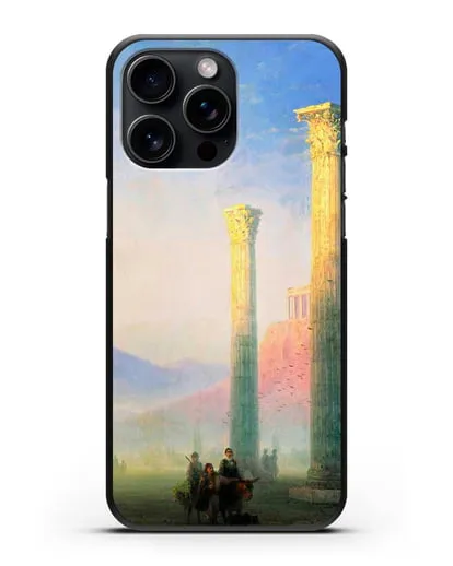 Чехол Афинский Акрополь (Айвазовский Иван) силиконовый для iPhone 15 Pro Max