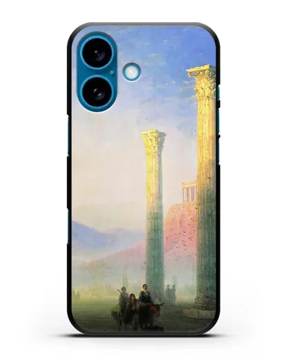 Чехол Афинский Акрополь (Айвазовский Иван) силиконовый для iPhone 16