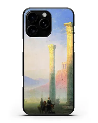 Чехол Афинский Акрополь (Айвазовский Иван) силиконовый для iPhone 16 Pro Max