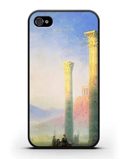 Чехол Афинский Акрополь (Айвазовский Иван) силиконовый для iPhone 4/4s