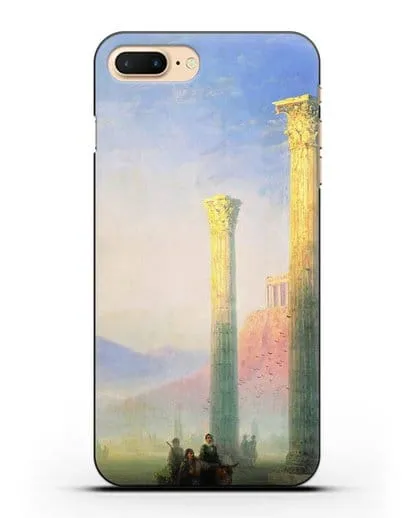 Чехол Афинский Акрополь (Айвазовский Иван) силиконовый для iPhone 8 Plus