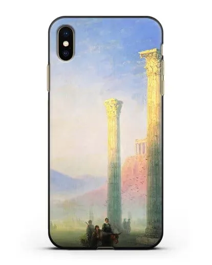 Чехол Афинский Акрополь (Айвазовский Иван) силиконовый для iPhone XS Max