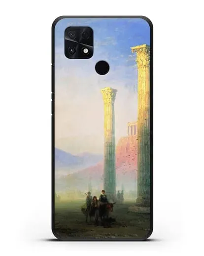 Чехол Афинский Акрополь (Айвазовский Иван) силиконовый для Xiaomi Poco C40