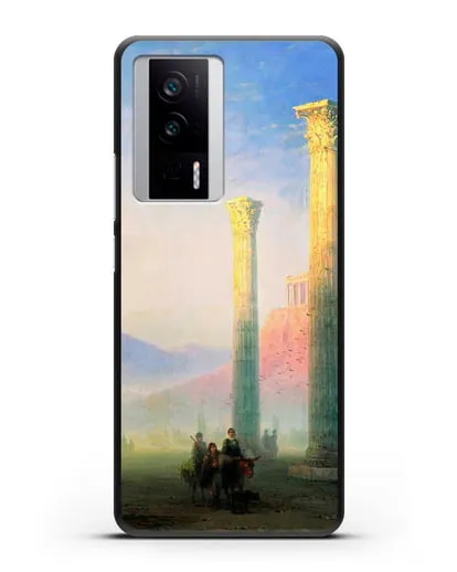 Чехол Афинский Акрополь (Айвазовский Иван) силиконовый для Xiaomi Poco F5 Pro