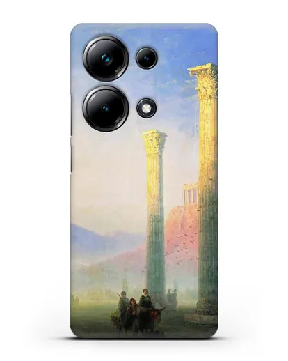 Чехол Афинский Акрополь (Айвазовский Иван) силиконовый для Xiaomi Poco M6 Pro