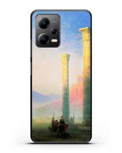 Чехол Афинский Акрополь (Айвазовский Иван) силиконовый для Xiaomi Poco X5