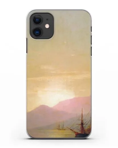 Чехол Суда на рейде (Айвазовский Иван) силиконовый для iPhone 11