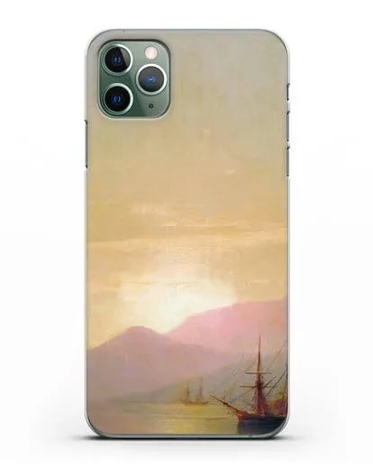Чехол Суда на рейде (Айвазовский Иван) силиконовый для iPhone 11 Pro