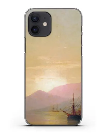 Чехол Суда на рейде (Айвазовский Иван) силиконовый для iPhone 12