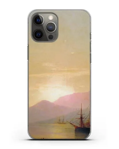 Чехол Суда на рейде (Айвазовский Иван) силиконовый для iPhone 12 Pro Max
