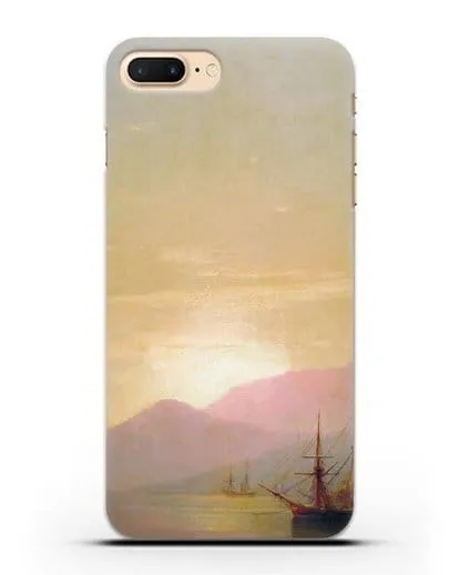 Чехол Суда на рейде (Айвазовский Иван) силиконовый для iPhone 8 Plus