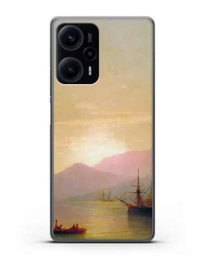 Чехол Суда на рейде (Айвазовский Иван) силиконовый для Xiaomi Poco F5