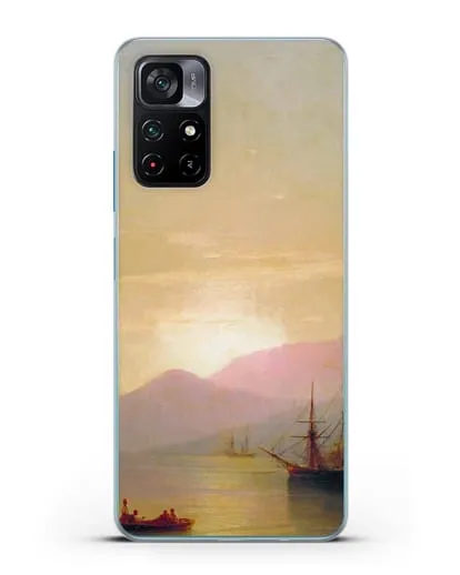 Чехол Суда на рейде (Айвазовский Иван) силиконовый для Xiaomi Poco M4 Pro 5G