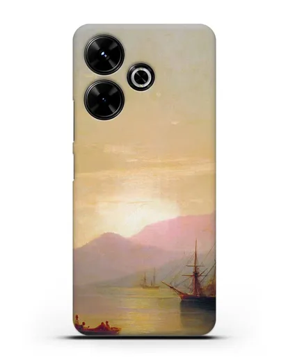 Чехол Суда на рейде (Айвазовский Иван) силиконовый для Xiaomi Poco M6