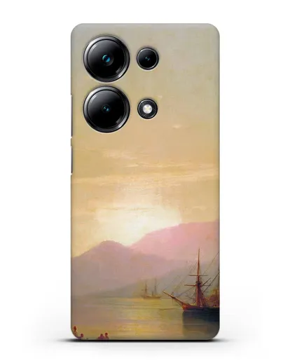 Чехол Суда на рейде (Айвазовский Иван) силиконовый для Xiaomi Poco M6 Pro