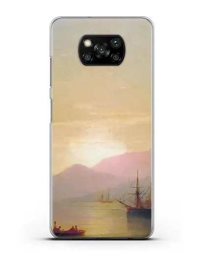 Чехол Суда на рейде (Айвазовский Иван) силиконовый для Xiaomi Poco X3