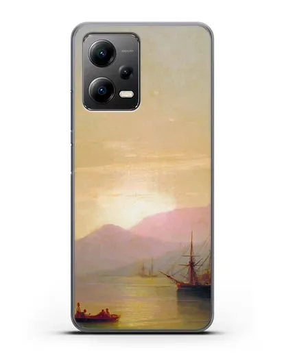 Чехол Суда на рейде (Айвазовский Иван) силиконовый для Xiaomi Poco X5