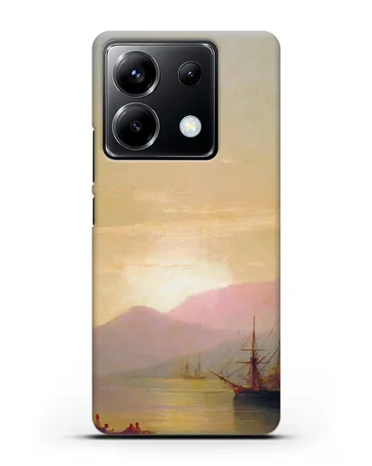 Чехол Суда на рейде (Айвазовский Иван) силиконовый для Xiaomi Poco X6