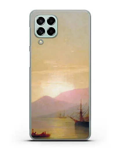 Чехол Суда на рейде (Айвазовский Иван) силиконовый для Samsung Galaxy M53 [SM-M536]