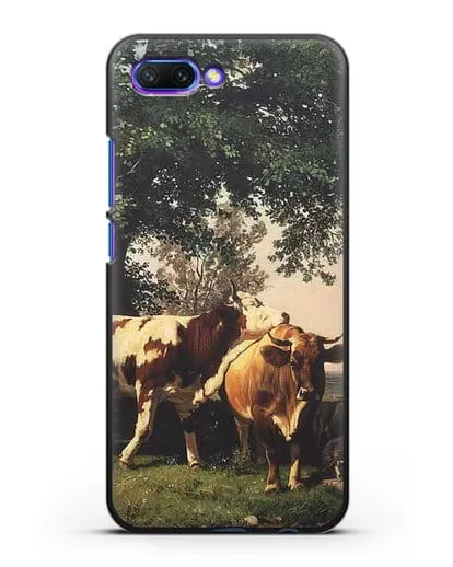 Чехол Стадо под деревьями (Шишкин Иван) силиконовый для Honor 10