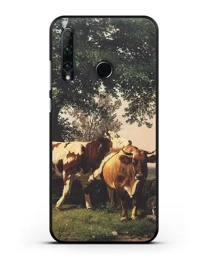 Чехол Стадо под деревьями (Шишкин Иван) силиконовый для Honor 20e