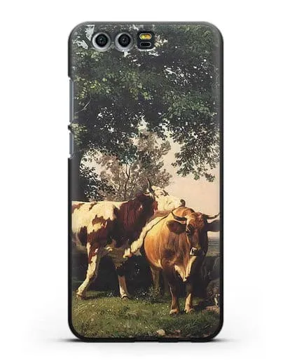 Чехол Стадо под деревьями (Шишкин Иван) силиконовый для Honor 9