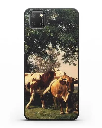 Чехол Стадо под деревьями (Шишкин Иван) силиконовый для Honor 9S