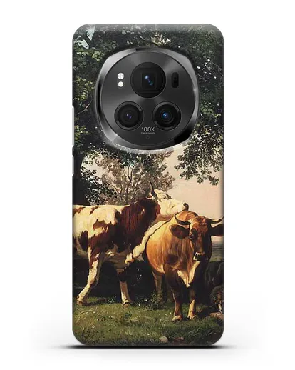 Чехол Стадо под деревьями (Шишкин Иван) силиконовый для Honor Magic 6 Pro