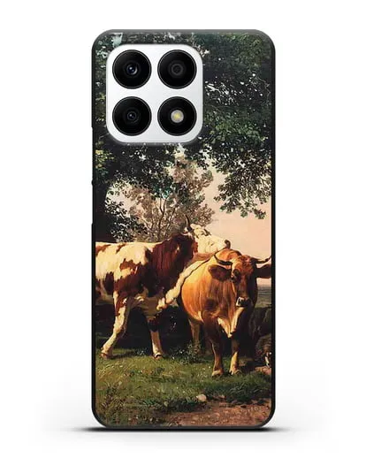 Чехол Стадо под деревьями (Шишкин Иван) силиконовый для Honor X8a