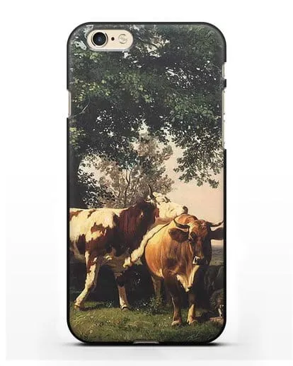 Чехол Стадо под деревьями (Шишкин Иван) силиконовый для iPhone 6