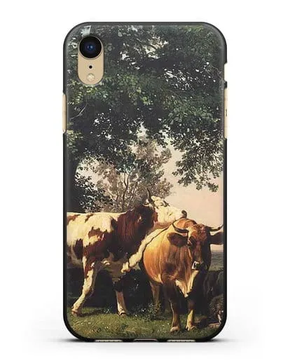 Чехол Стадо под деревьями (Шишкин Иван) силиконовый для iPhone XR