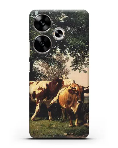 Чехол Стадо под деревьями (Шишкин Иван) силиконовый для Xiaomi Poco F6