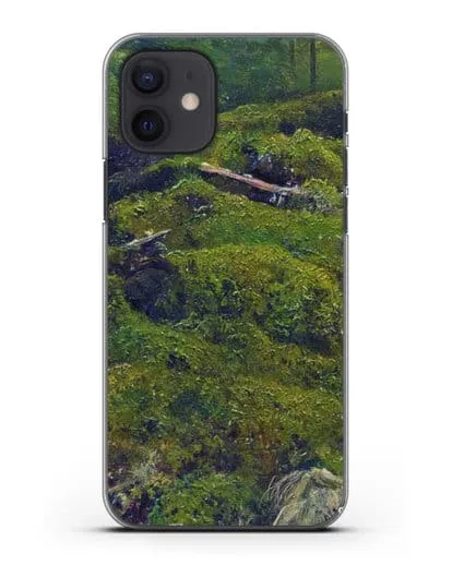 Чехол Мох. Корни (Шишкин Иван) силиконовый для iPhone 12